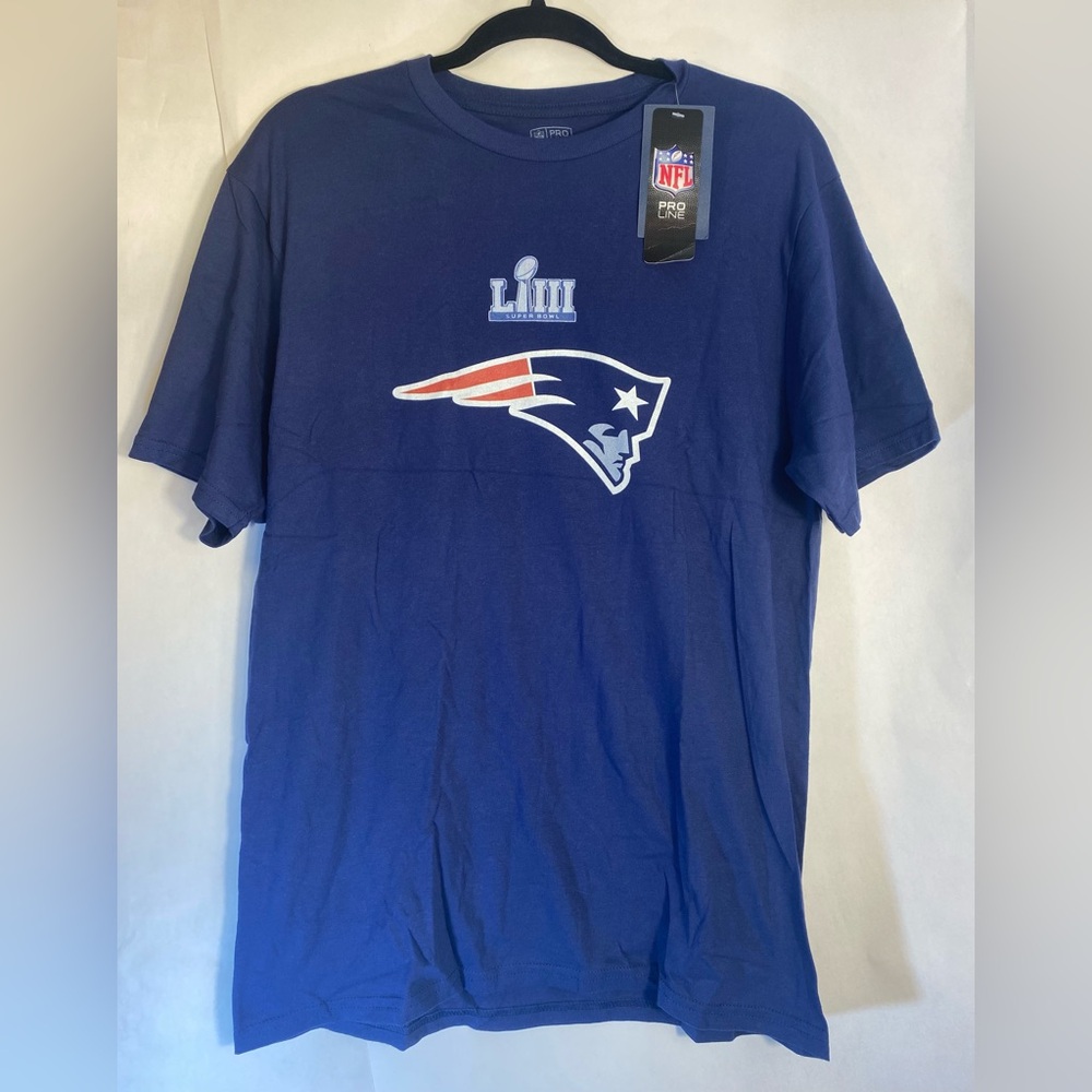2019‎ New England Patriots NFL Conference Champions Goat T-Shirt Tee Blue